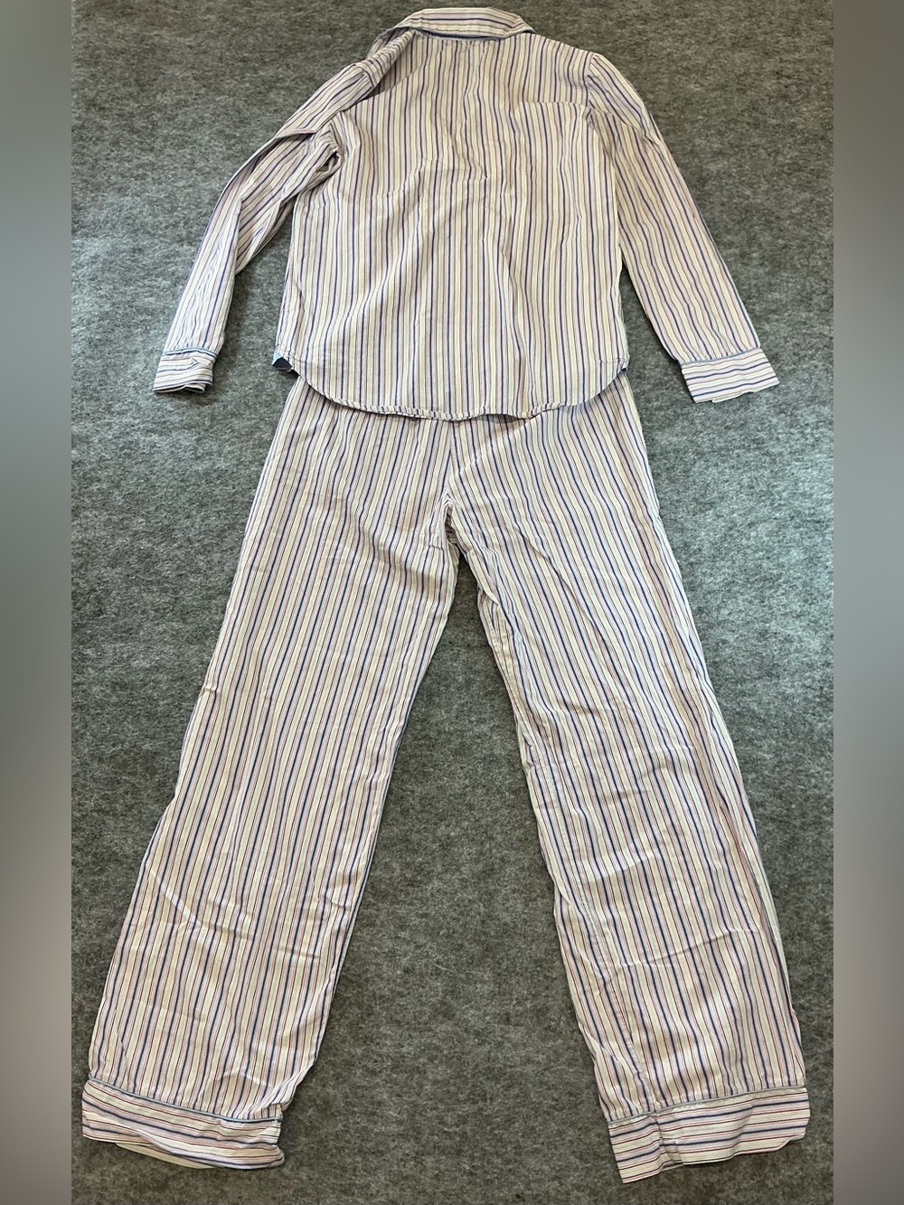 Victoria's Secret Vintage Y2K Rom Com Striped Pajama Set Size S - Picture 3 of 3